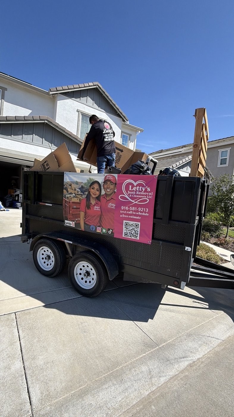 Letty’s junk removal team at work
