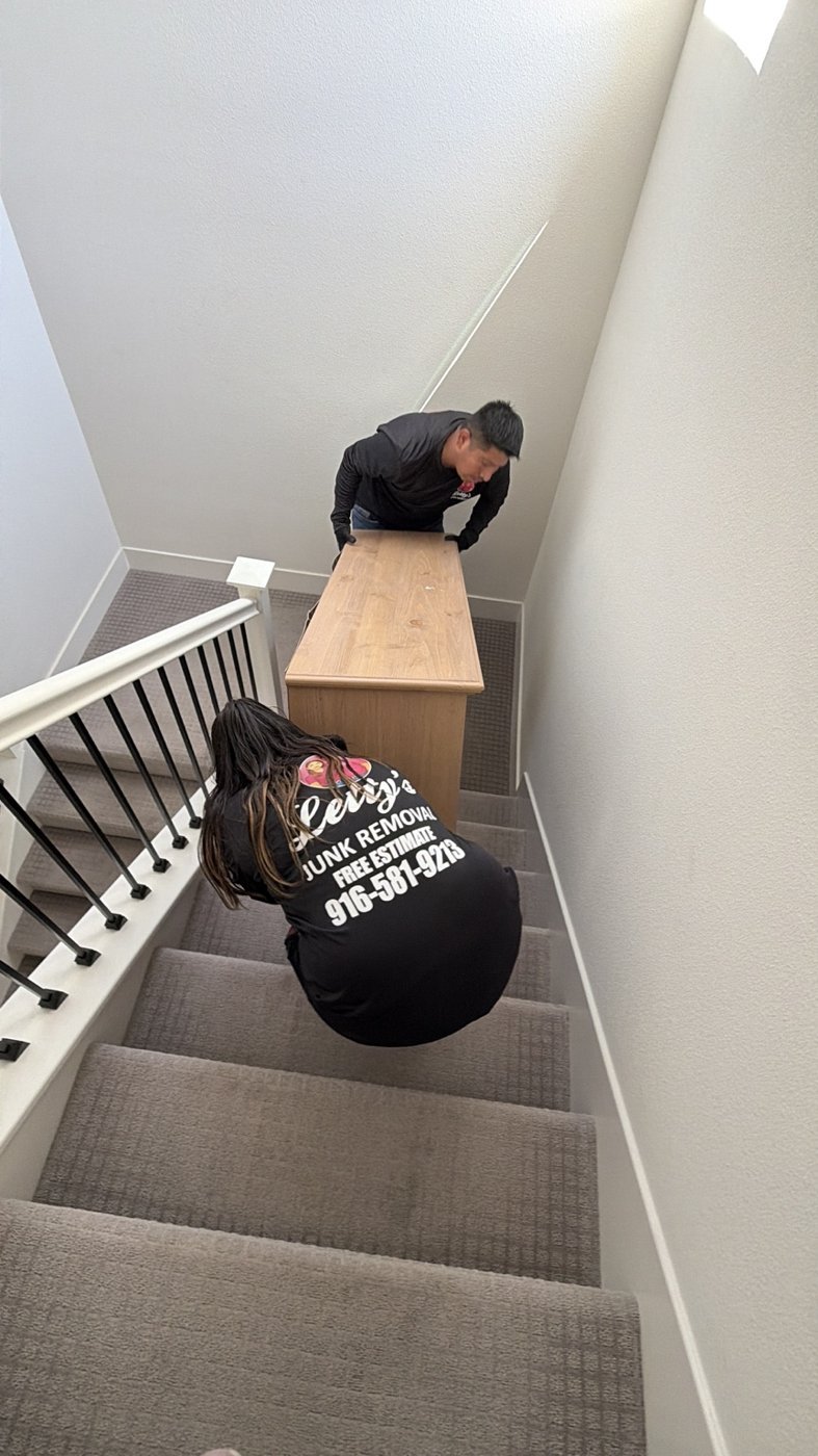 Letty’s junk removal team at work
